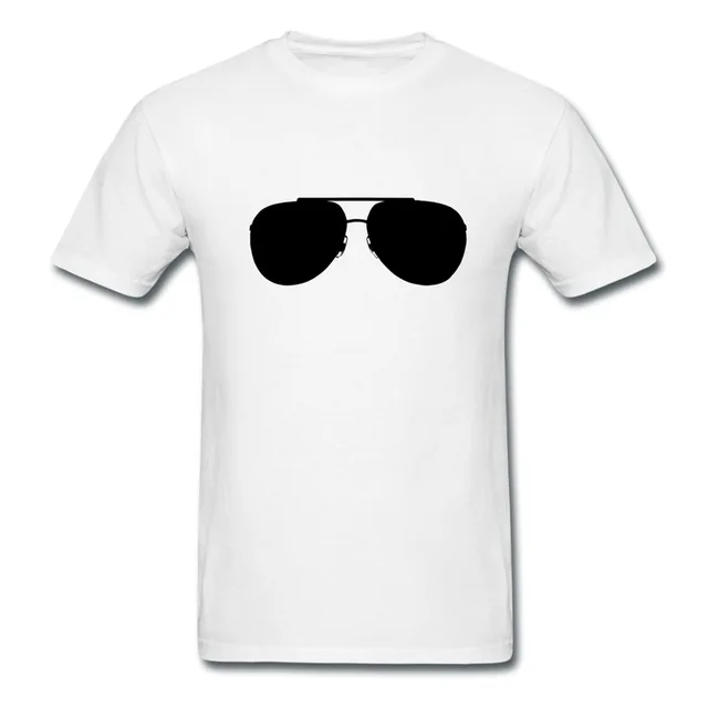 Design Short Sleeve Tee Shirt Mans sunglasses shades Vintage Quotes T