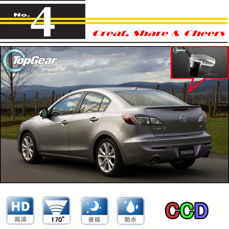 

Car Camera For Mazda 3 Mazda3 M3 Axela MK2 2003~2013 rearview Rear View Back Up Camera For PAL / NTSC | CCD with RCA