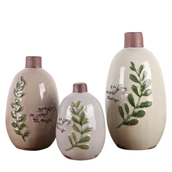 

Creative Nordic Ceramic Flower Vases TV Cabinet Adorn Ornaments European Style Decorative Flower Vases Desk Decor Gifts