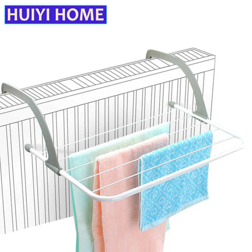 HUIYI HOME Towel Drying Rack Outdoor Bedroom Dual Use Folding
