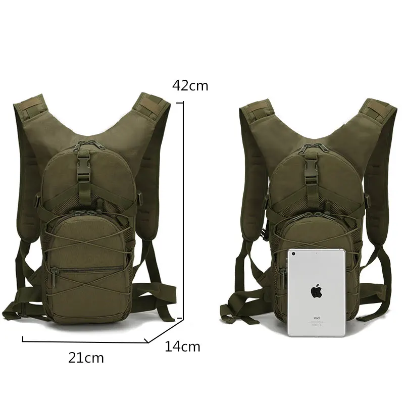  15L Ultralight Molle Tactical Backpack 800D Oxford Military Hiking Bicycle Backpack Outdoor Sports  - 33008688134