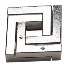 1 шт. сплав квадратный замок головоломка тест er IQ тест дети взрослые умные игрушки для детей талант развивающие игрушки