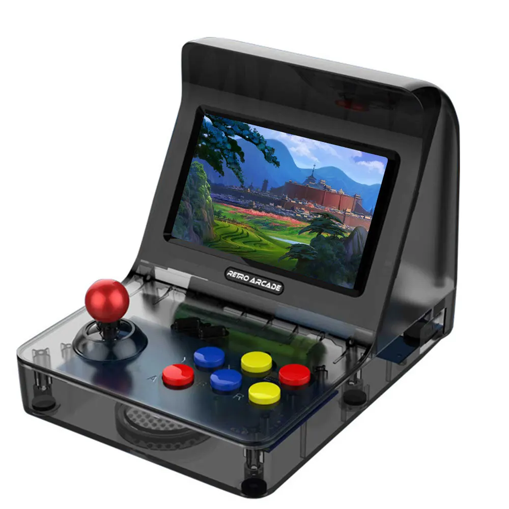 

16G 4.3' Arcade Game Console 2 Controllers Built in 3000 Games for FC Gift Game Players Entertainment Video Games Retro