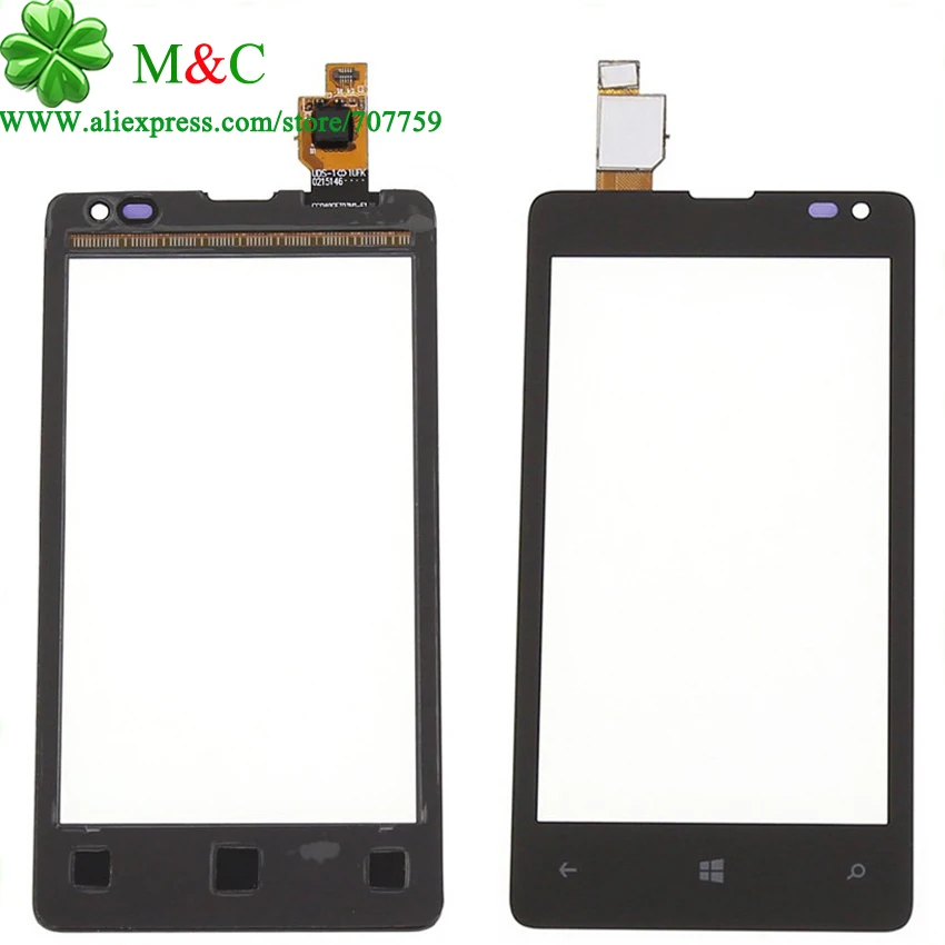 10 шт. Оригинал 435 Сенсорный Экран Digitizer Панель Для Nokia Microsoft Lumia N435 532 N532 Бесплатная