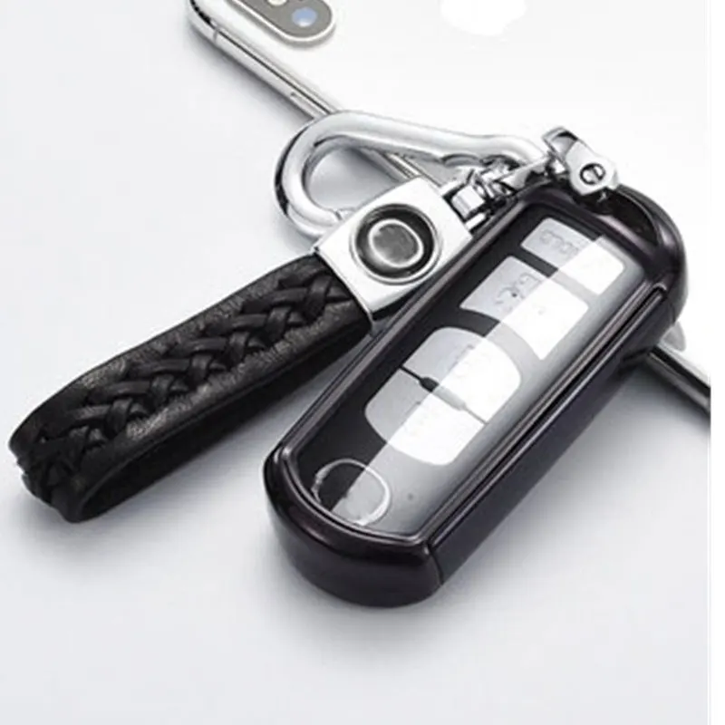 

4 buttons key case for mazda CX4/CX5/CX7/8 mazda 6 CX-5 key bag case cover car keychain