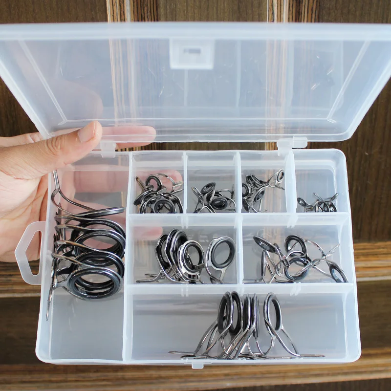 Набор направляющих для удочки 8 размеров 40 шт. керамический набор рыболовных