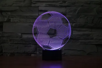 

New Arrival 3D Light Effect Lamp USB NightLight Home Bedroom Decorative Light Colorful Mood Light for xmas Gifts fc