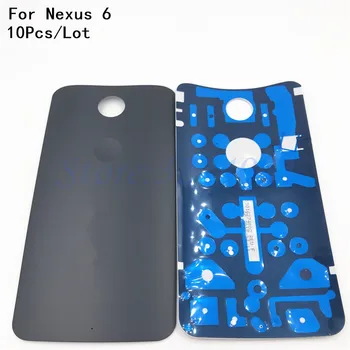

10Pcs/Lot For Moto Google Nexus 6 XT1100 XT1103 Back Battery Door Cover Housing Replacement Repair Parts