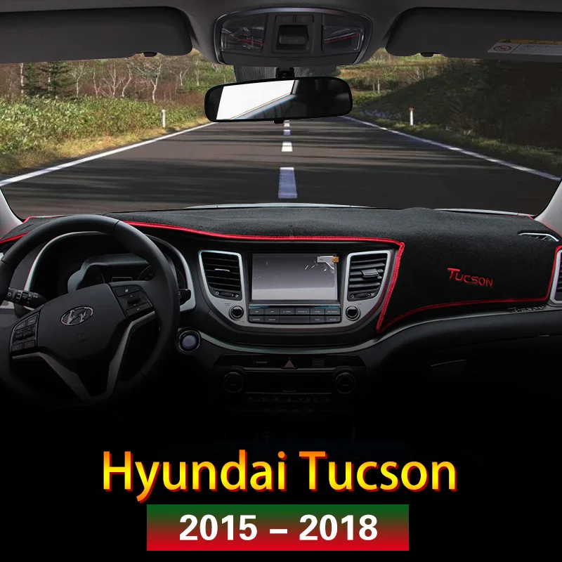 

1X Car Dashboard Center Console Cover Dash Mat Protector Sunshield Cover For Hyundai Tucson 2015 2016 2017 2018 Accessories