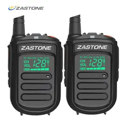 2 шт. оригинальный Zastone Mini9 портативный мини рация UHF 400-480 мГц Хэм любительского RadioTwo способ радио 128 Каналы портативная рация