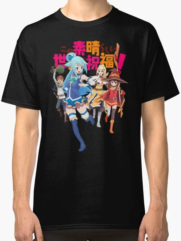

New Konosuba! Men's T-shirt Size S-2XL Cartoon t shirt men Unisex New Fashion tshirt free shipping funny tops ajax 2018