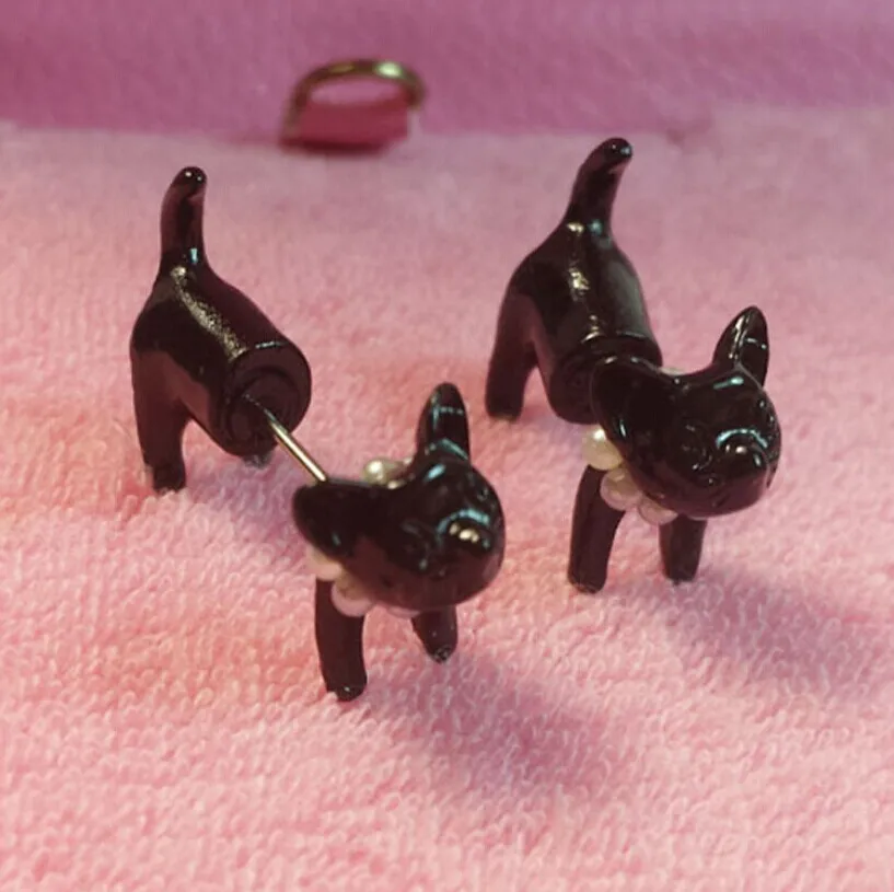 

2017 Limited Earings Free Shipping Wholesale Jewelry Three-dimensional Animal Leopard For Cat Imitation Earrings Piercing E122