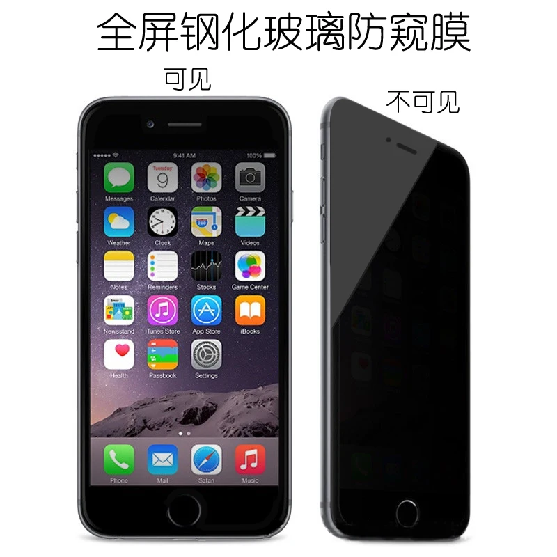 3D/2.5D для iPhone X 8 7 6 6s plus закаленное стекло с антибликовым покрытием Защитная пленка