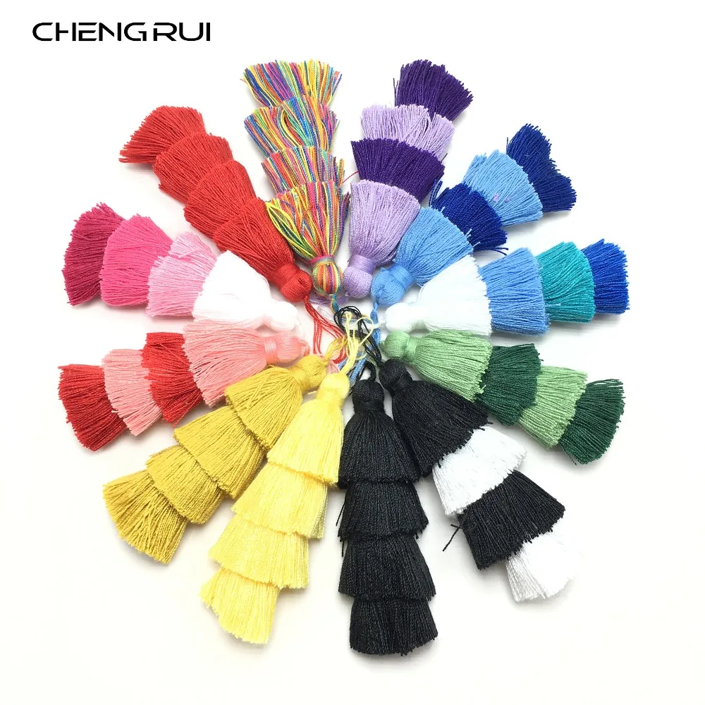 

CHENGRUI L71,8cm,tassel,fringe,cotton tassels,diy accessories,fringe trim,shadow curtains,tassel fringe for curtains,2pcs/bag