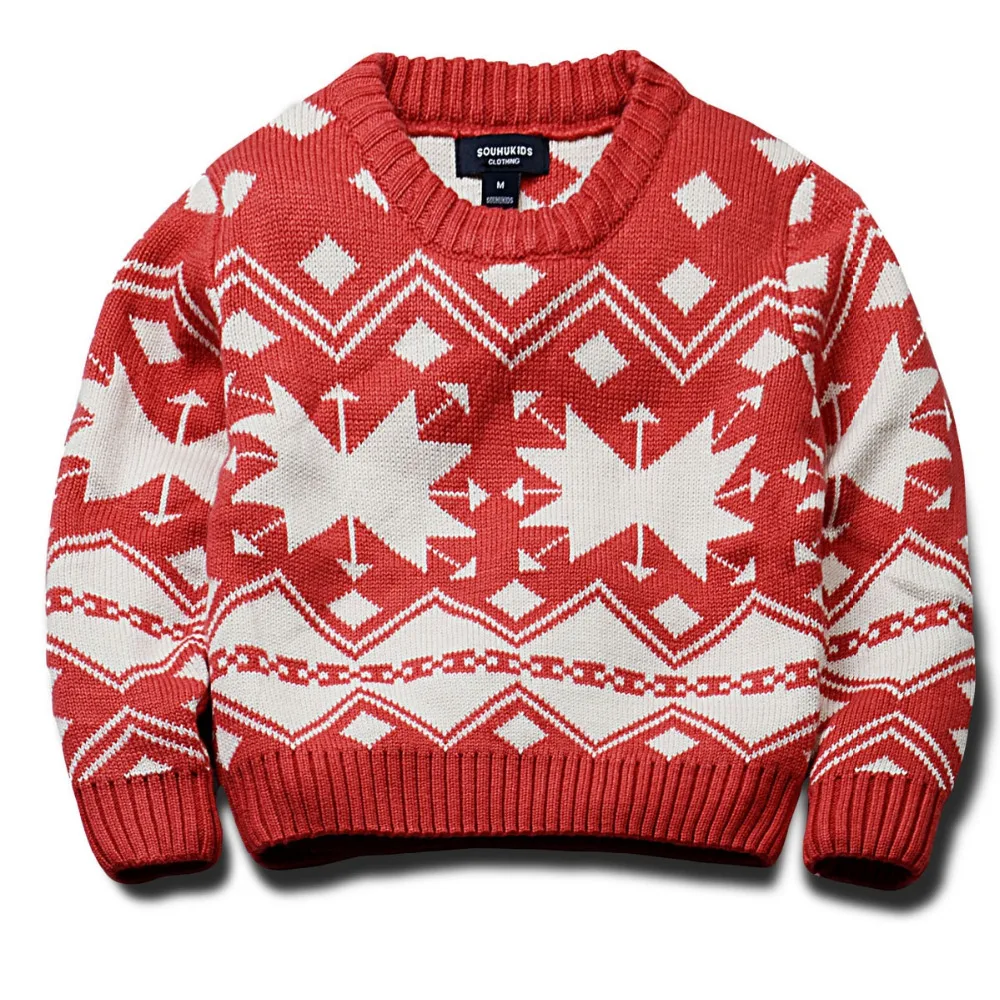 Childrenboysgeometricprintgraphicpulloverknittedchristmas