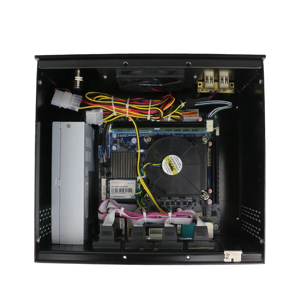 Yanling новый Intel Core I3 4160 I5 4460 I7 4770 промышленный настольный мини ПК с вентилятором