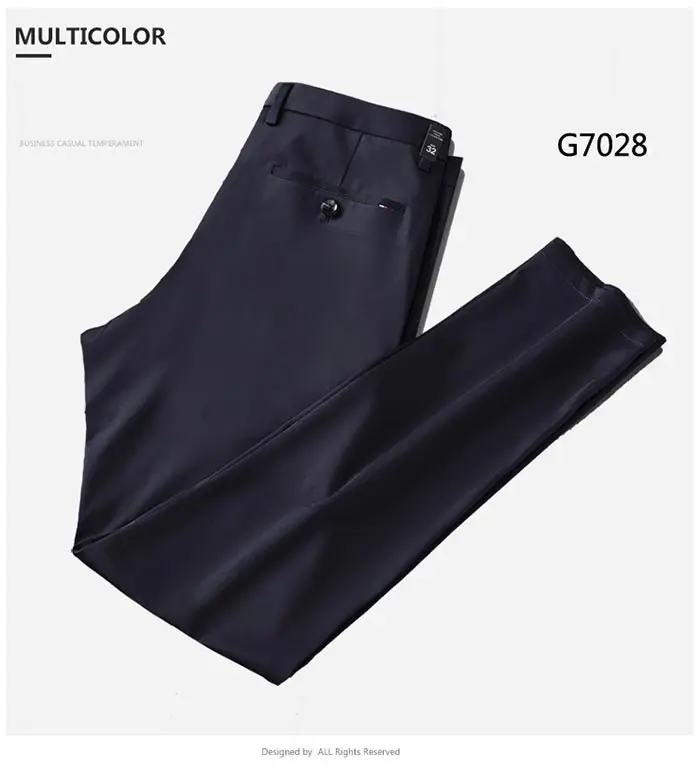 2109 Лето-Осень мужские брюки повседневные Бизнес модные Для мужчин s брюки стрейчевый облегающий черные брюки для Для мужчин Pantaloni Uomo