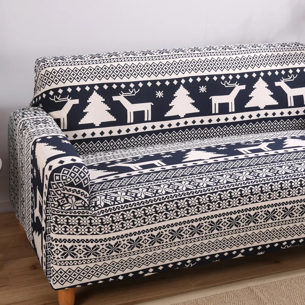 Рождественский чехол для дивана
