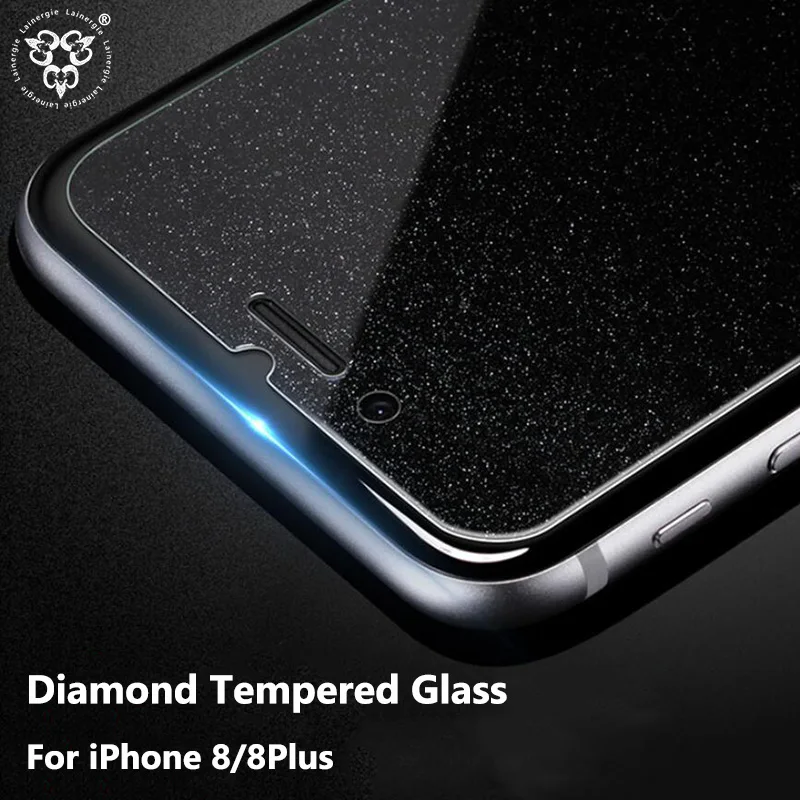 Lainergie HD Diamond Glitter Tempered Glass Screen Protector Bling