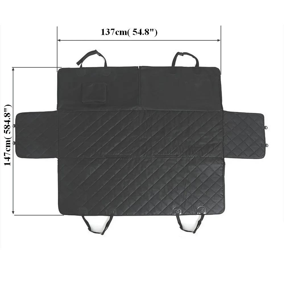 Pet Dog чехол-протектор на автомобильное сиденье водонепроницаемый переноска для домашних животных заднее сиденье автомобиля коврик Гамак Подушка протектор с молнией и карманами