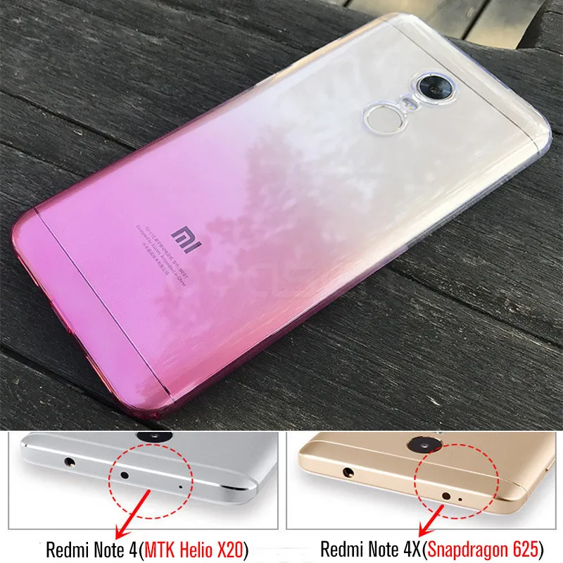 Цветные Чехлы для Xiaomi mi 8 SE 6X A2 Lite 5X A1 6 Max 2 mi x 2 2S Red mi 5 Plus S2 4 6A 6 Pro 4A Note 4 4X 5A Prime защитный чехол для телефона - Цвет: Gradient Pink