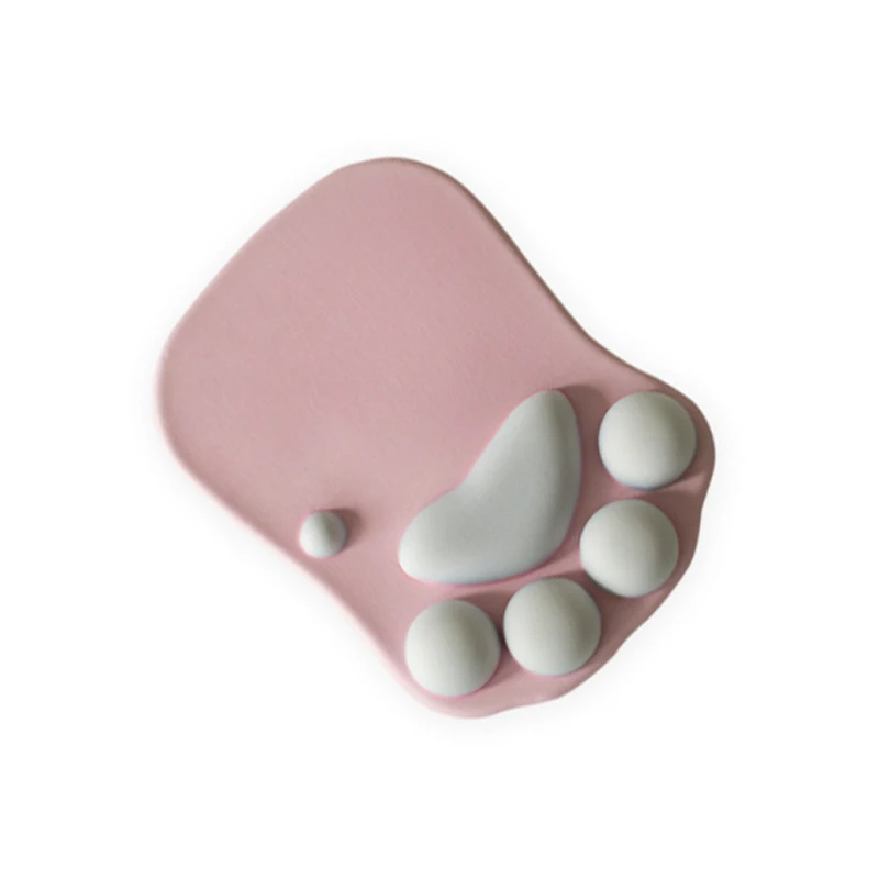 Креативный милый кот лапа коврик для мыши офисная анимация мультфильм девушка Очаровательная домашняя Коврик Для Мыши для ПК ноутбук, купить 1 получить 1 подарок - Цвет: Pink