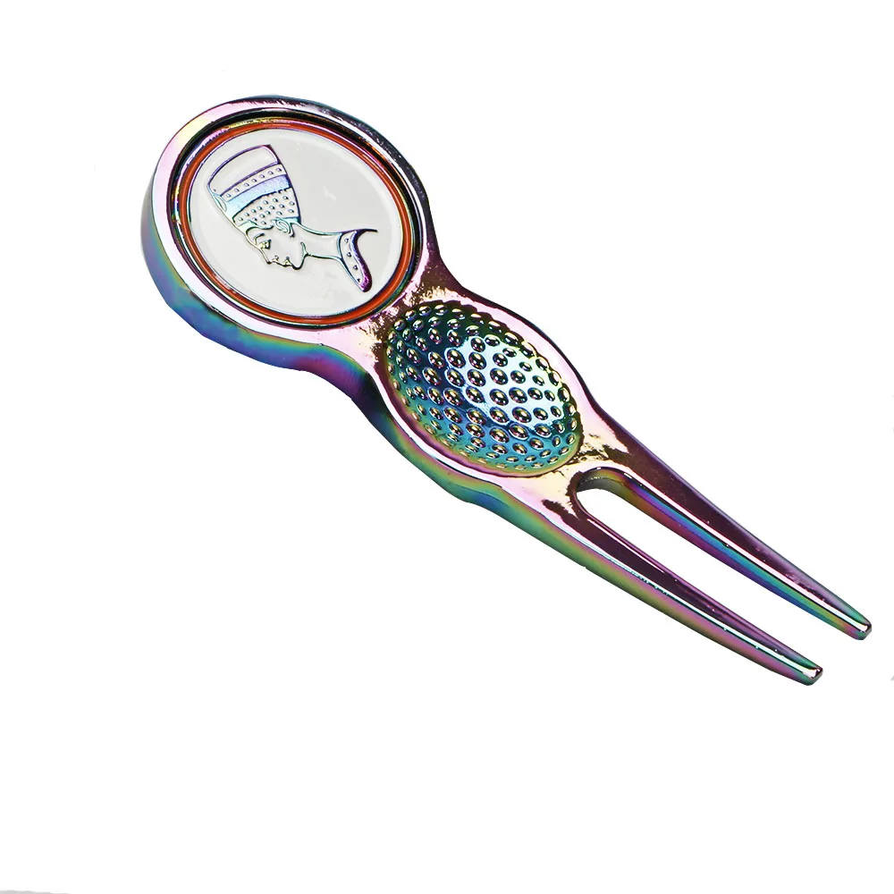 NEW Dazzle color GOLF Golf Divot Tool Repair Fork whith marker Golf Accessories free shipping NEW Dazzle color GOLF Golf Divot Tool Repair Fork whith marker Golf Accessories free shipping