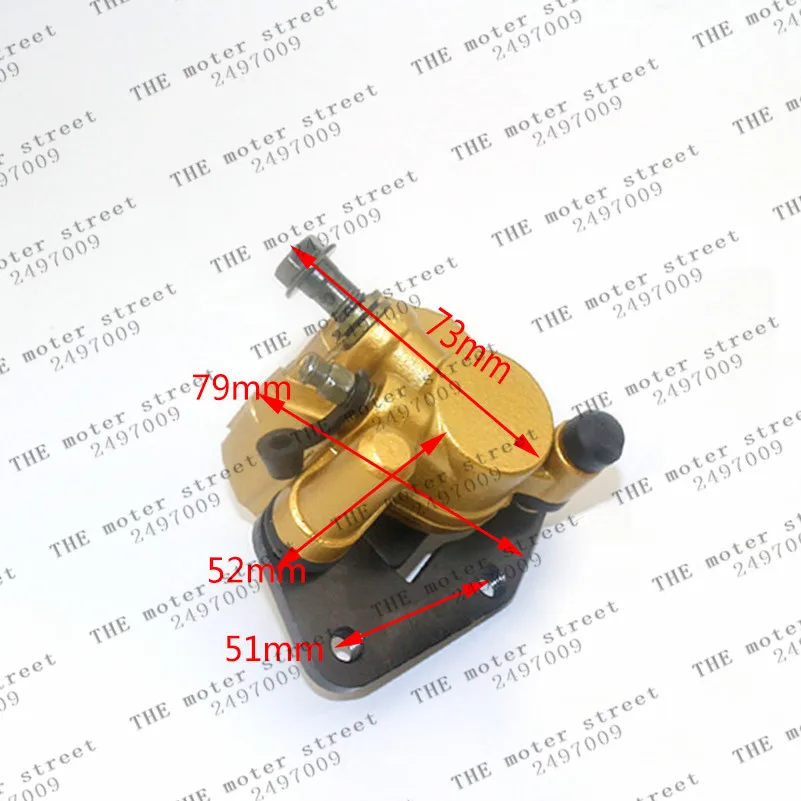free shipping newest GY6 QMB139 Brake Caliper for 50cc, 125cc, 150cc and 250cc Scooters Motorcycle Brake Pump With brake pads