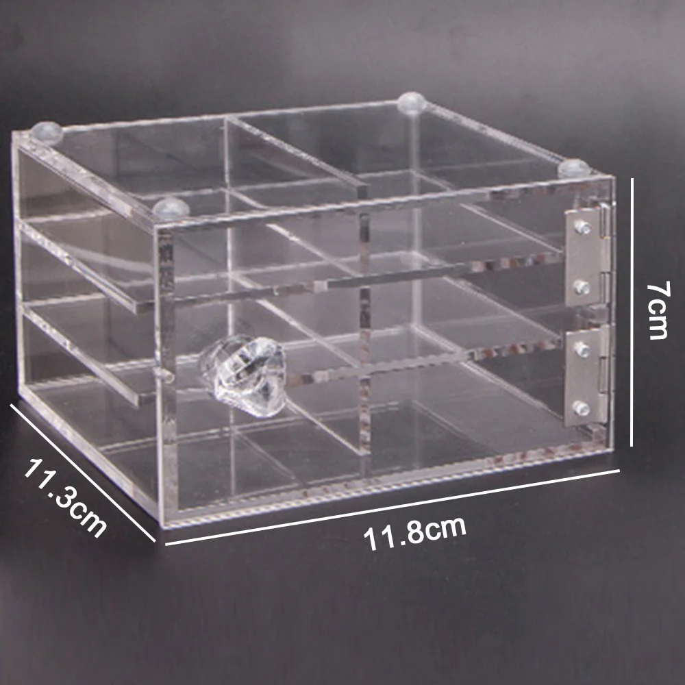 8 Layers 6 Layers False Eyelash Extension Display Box Acrylic Case Eyelash Cosmetic Makeup Storage Box 3