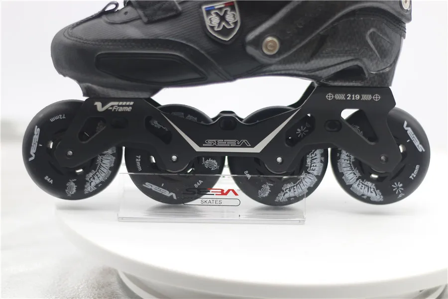 100% оригинал 2019 СЕБА Trix2 для роликовых коньков для взрослых Обувь для роликов, скейтборда качающаяся рамка скольжение слалом FSK Patines Adulto