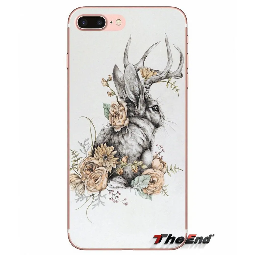 Мягкий ТПУ чехол для мобильного телефона Love Rabbit Samsung Galaxy J1 J2 J3 J5 J7 A3 A5 A7 2015 2016 2017 J530