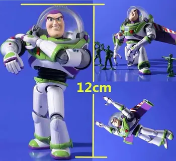 

NEW hot 12m Toy Story 4 Buzz Lightyear action figure toys Christmas gift with box