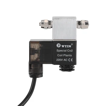 

Pro CO2 Aquarium Magnetic Solenoid Valve Low Temp Regulator Cylinder Supllies Power 1.6W EU for CO2 Pipe Connection