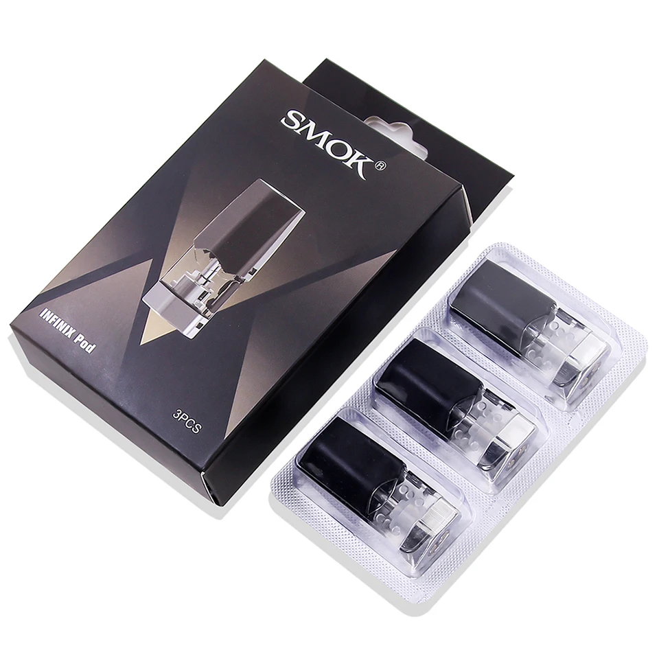3 шт./лот SMOK Infinix Pod 1.4ohm 2 мл емкость электронная сигарета распылитель для