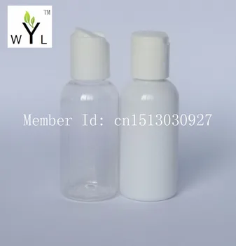 

40ML empty Disc top cap plastic bottle container for traveling ,empty plastic liquid PET bottles cosmetics refillable WYL