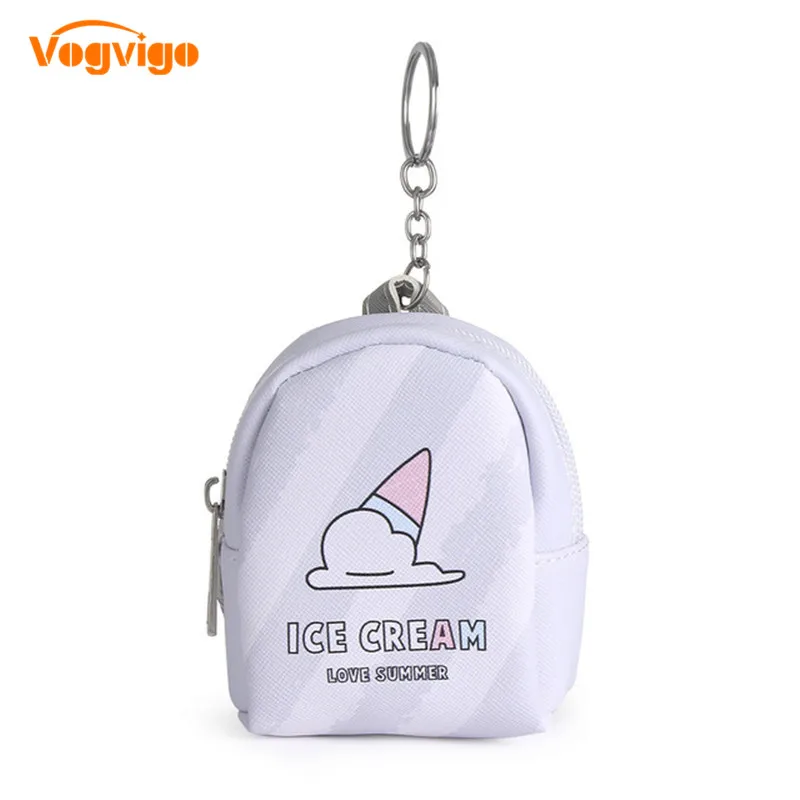 Vogvigo мультфильм мини-кошелек для монет кошка печатных ключей держатель карты кошелек деньги сумки Наушники пакет для женщин, девушек, детей Подарки
