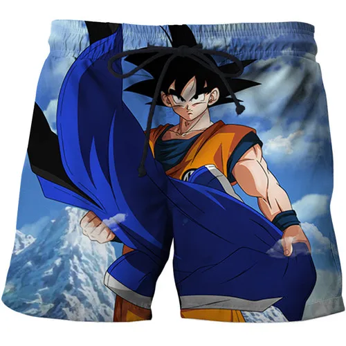 Goku black Vs gota повседневные шорты быстросохнущие модные шорты dragon ball Z blue gota Супер игры Забавные шорты новейший стиль - Цвет: AFSTK1276
