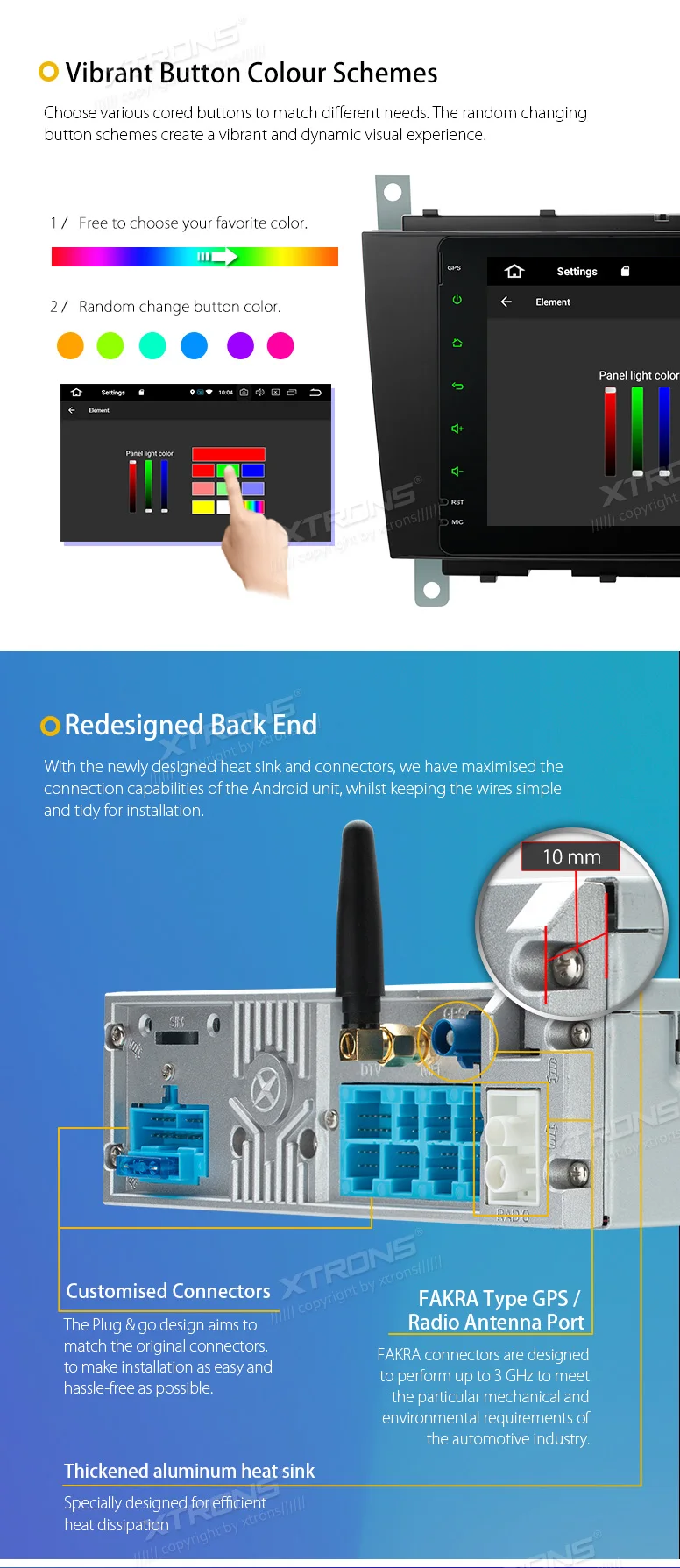 Sale XTRONS Android 8.0 Car Stereo Radio Player GPS No DVD for Mercedes Benz W209 2005 2006 W203 C180 C200 C220 C230 C240 C250 C270 8