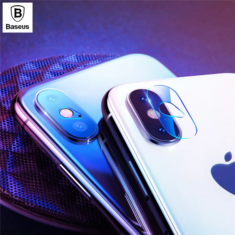 BASUES Камера объектив пленка для iPhone X 9 плюс 0 2 мм царапинам полный охват Стекло