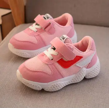 

Kids Shoes Soft Chaussure Enfant Casual Sport Girls Shoes Spring Striped Kids Sneakers Breathable Children Shoes