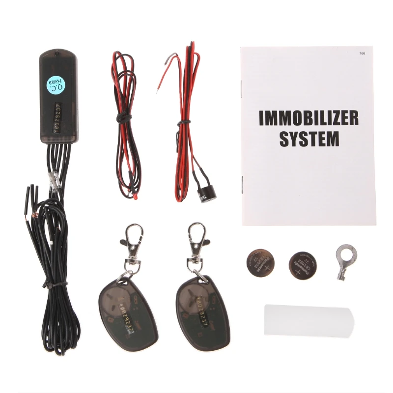 

RFID 2.4GHz wireless car immobilizer engine lock anti-hijacking with G-sensor