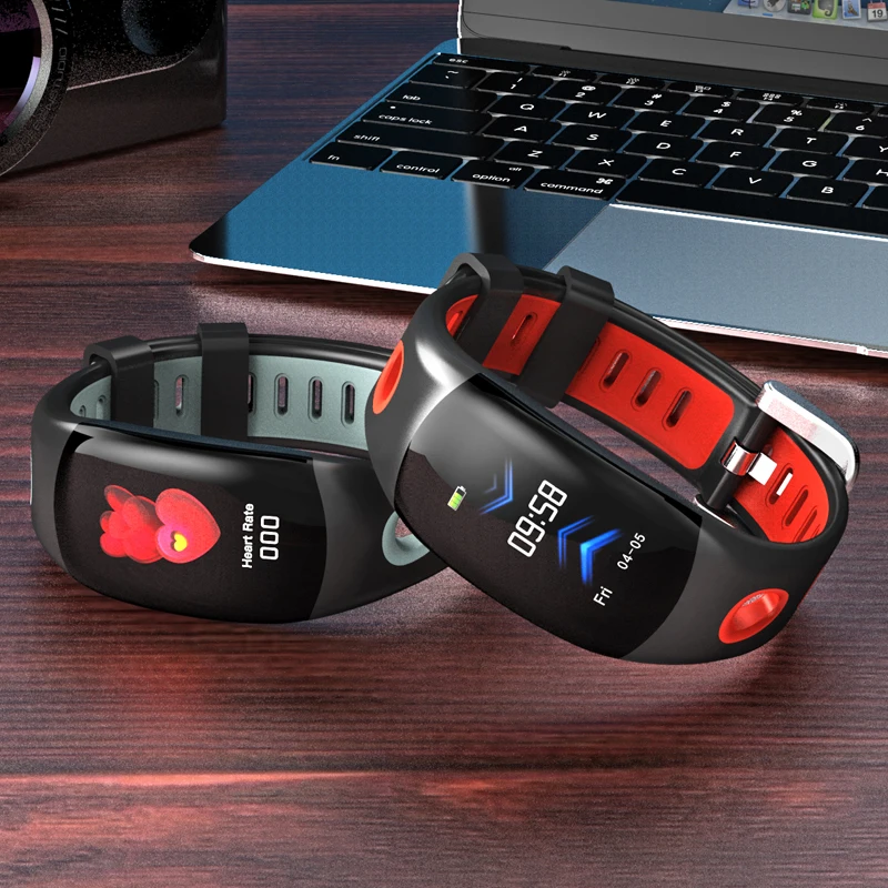 

Dynamic UI Men Smart Watch DM11 Real Time Heart Rate Monitor Fitness Activity Tracker Bluetooth Smart Bracelet IP68 Waterproof