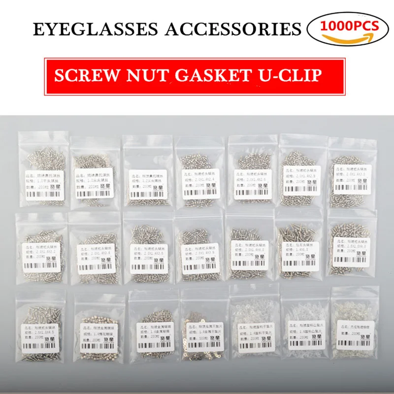 

1000pcs/lot eyeglasses screw ,nose pad screw ,sunglasses screw ,reading glasses screw free shipping