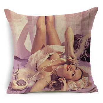 Fashion Lady Scandinavian Cushion Cover 1