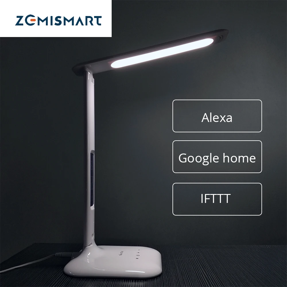 

Smart Desk Lamp Work with Alexa Google Home With Display panel