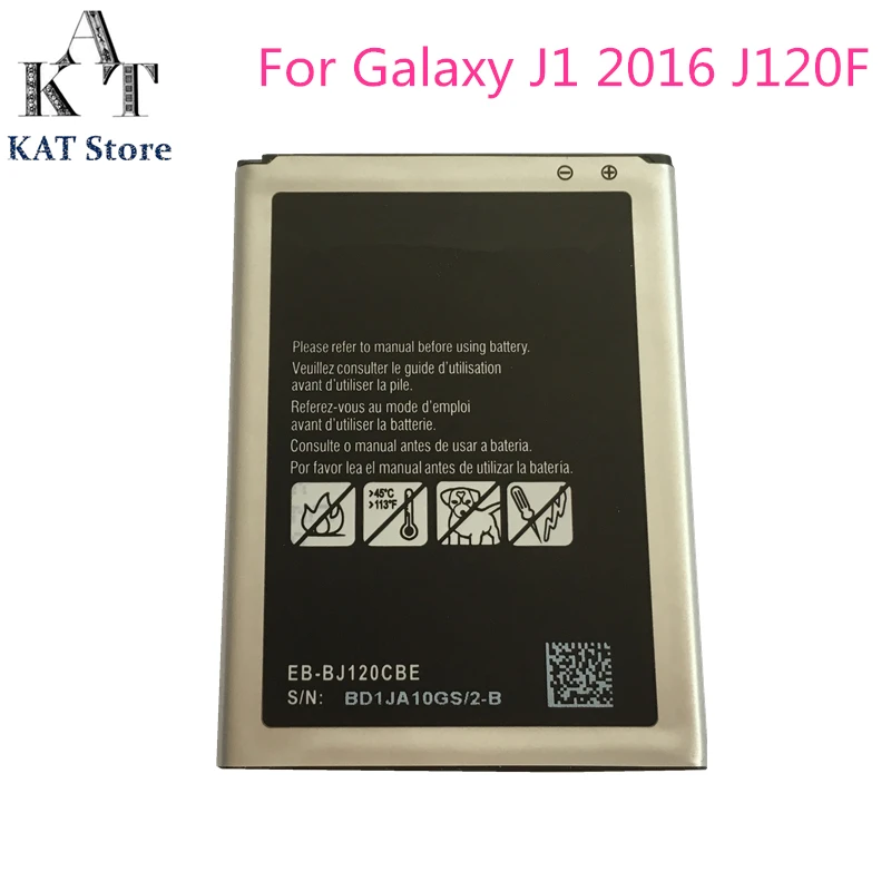 Мобильный телефон Батарея для samsung Galaxy J1 версия J120 J120F J120A J120T батареи EB-BJ120CBE перезаряжаемый аккумулятор