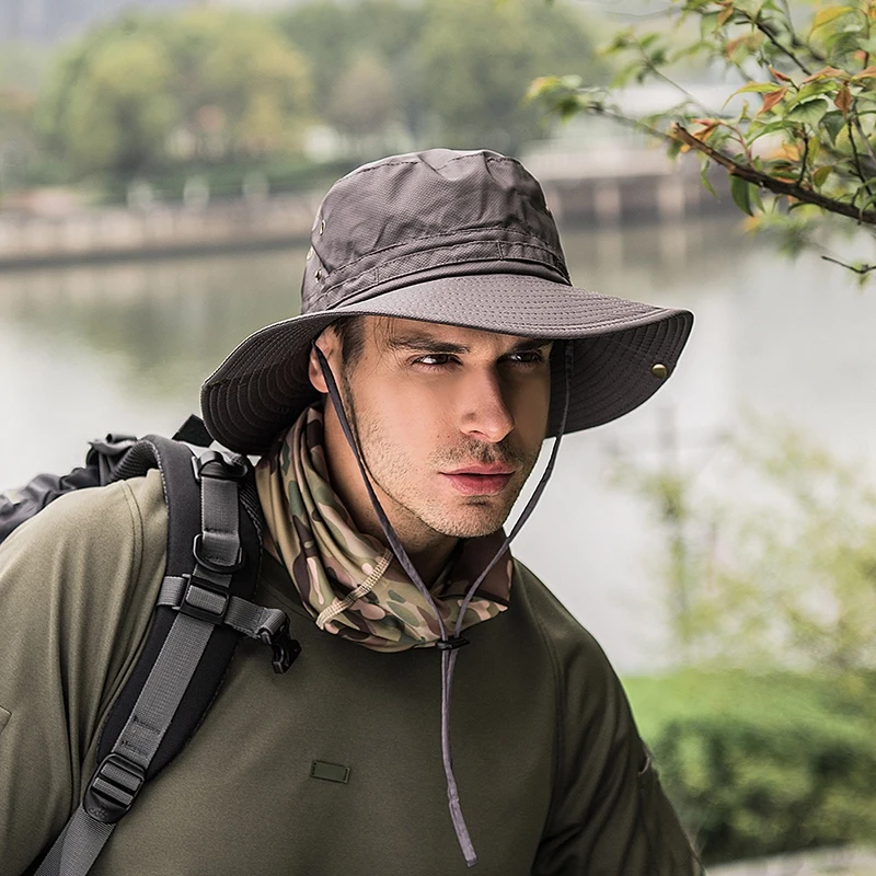 

Fisherman Cap Quick Dry Sports foldable lightweight breathable sunshade cap Outdoor Fishing Cycling Climbing Sports Accessories