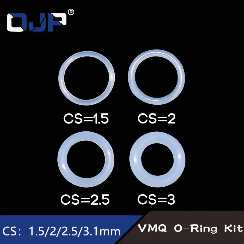 LuckyMAO O Rings Thickness 1.5//2//2.5//3//1.8//2.65mm O Rings Rubber O Ring Seal NBR Sealing O-Rings Nitrile Washer O-Ring Set Assortment Kit Set Box Color : BNB100 1.8mm
