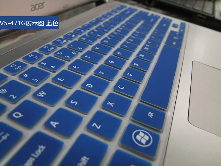 blue Чехол для клавиатуры ноутбука протектор для acer Aspire 4750 4750G 4743 4743G 4752 4752G Ms2347 4352 4352G серии - Цвет: blue