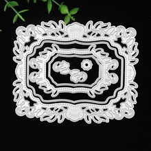 Metall Blume Rahmen Set Stanzformen Schablonen für DIY Scrapbooking/fotoalbum Dekorative Prägen DIY Papier Karten